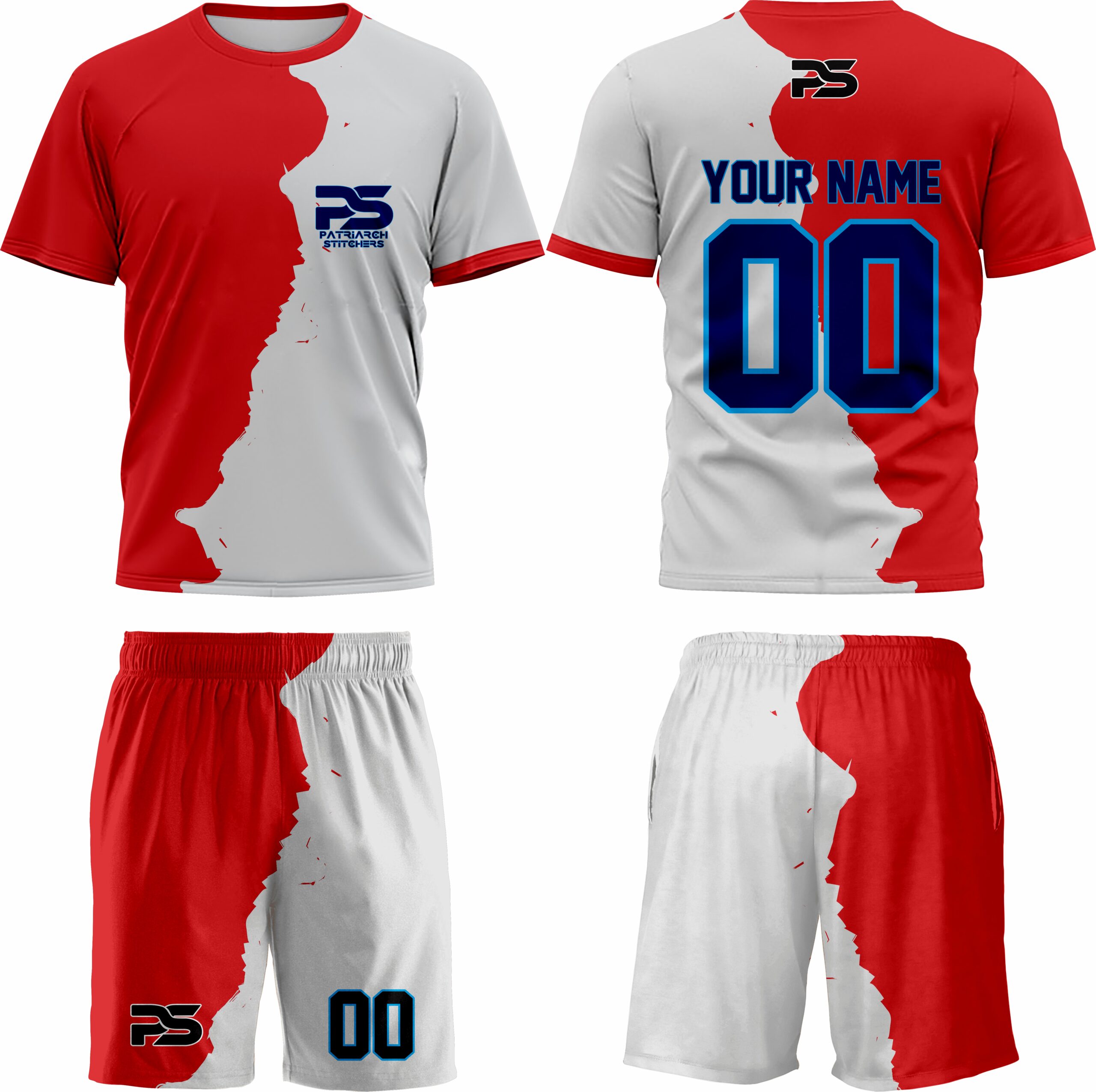 Custom Team Sports Uniform – Breathable Jersey & Shorts | Patriarch Stitchers