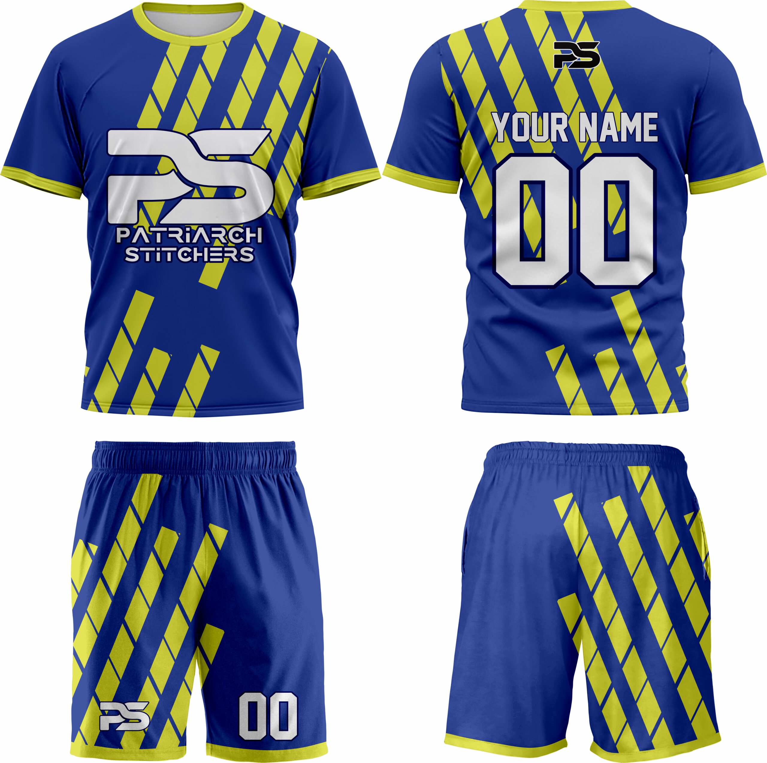 Custom Team Sports Uniform – Breathable Jersey & Shorts | Patriarch Stitchers