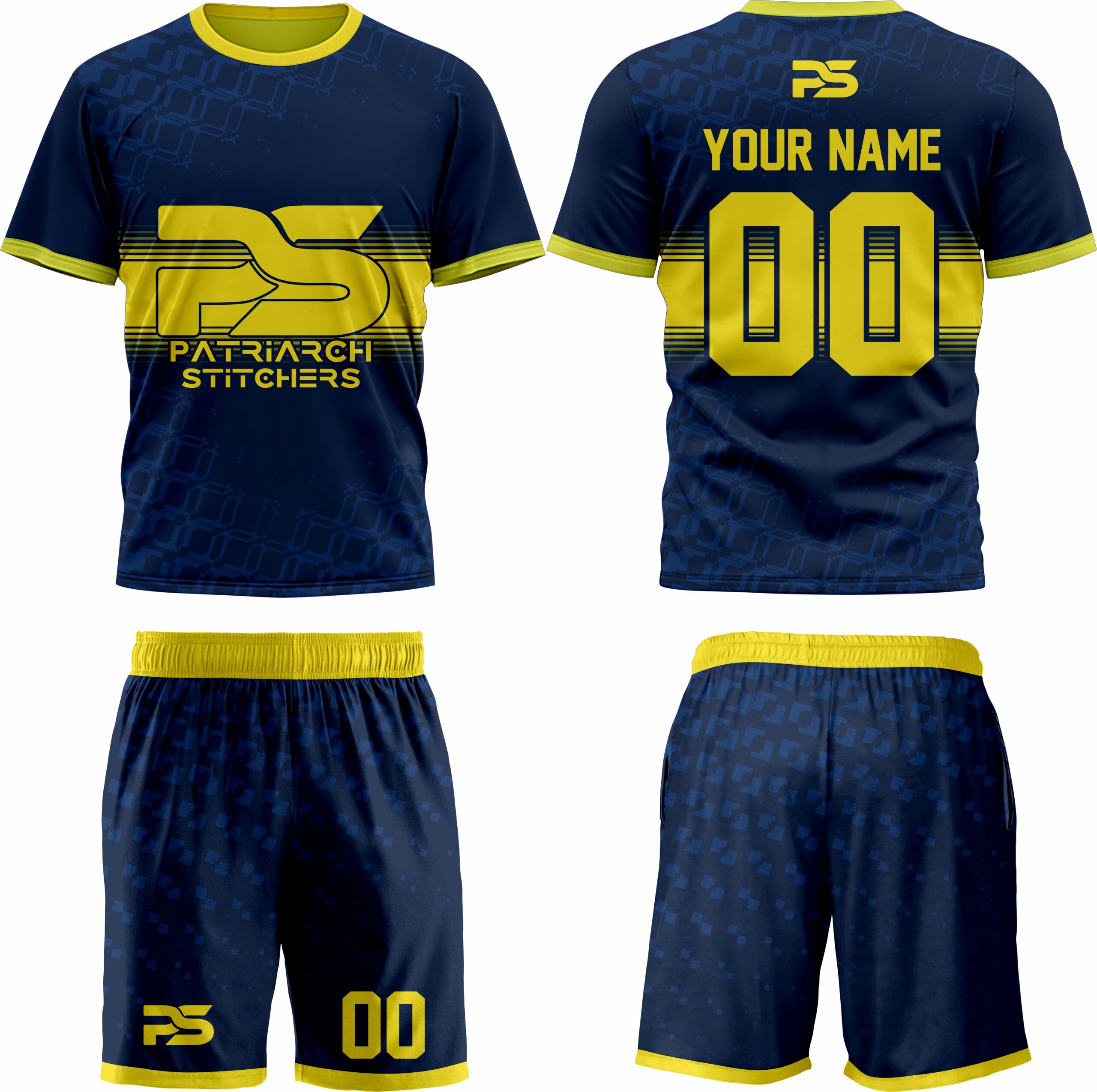 Custom Team Sports Uniform – Breathable Jersey & Shorts | Patriarch Stitchers